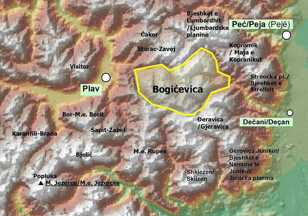 Bogićevica Area Map-2