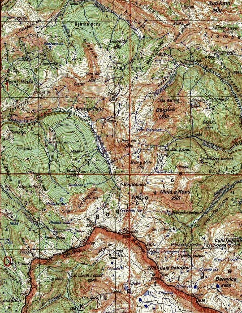 Bogićevica Area Map-4