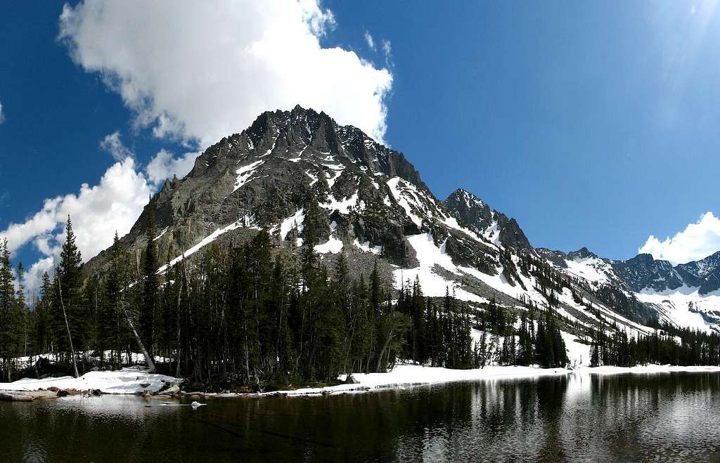 Granite Peak, & Lower Twin Lake