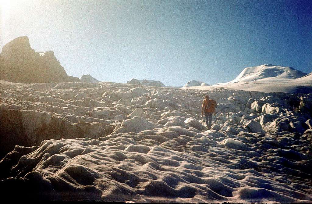 Morning at Kirtysh Glacier, Racha