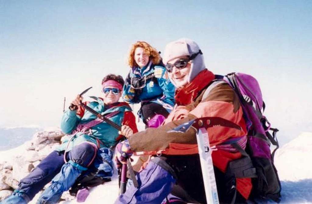 Climbers on Korakas (2495m),...