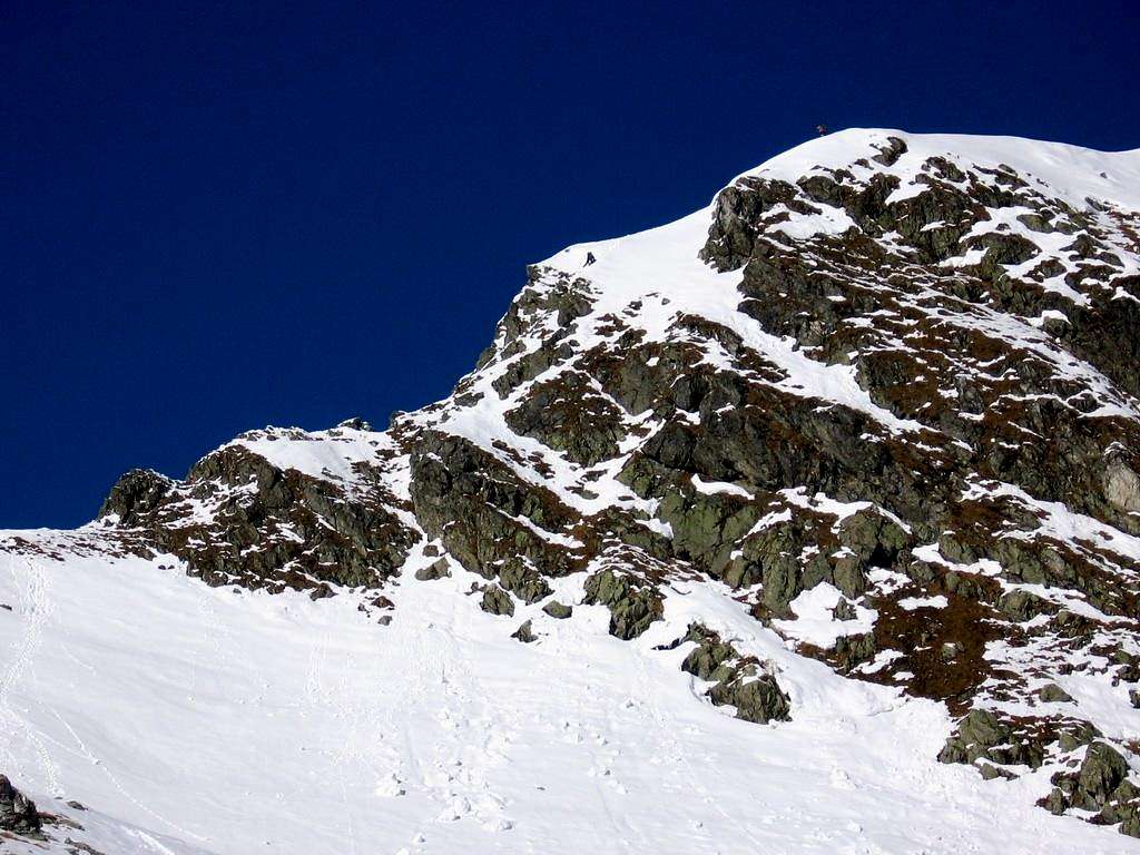 Descending from ridge of Waldhorn