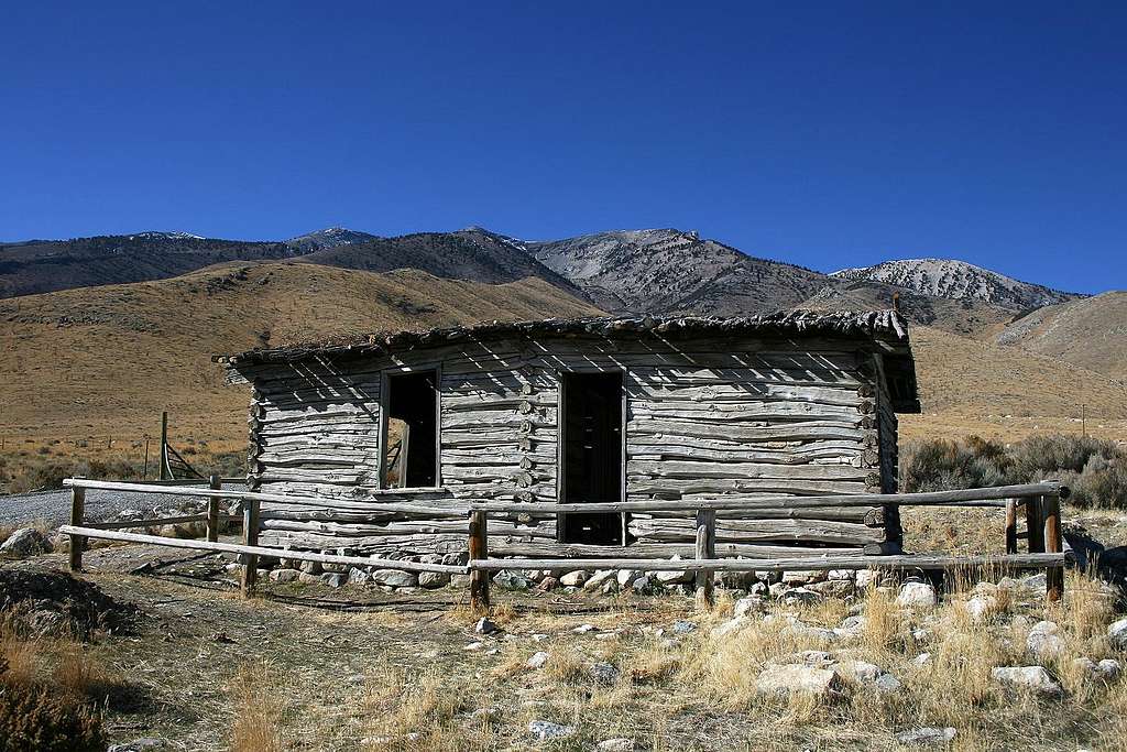 The historic Bressman cabin in Ruby Valley