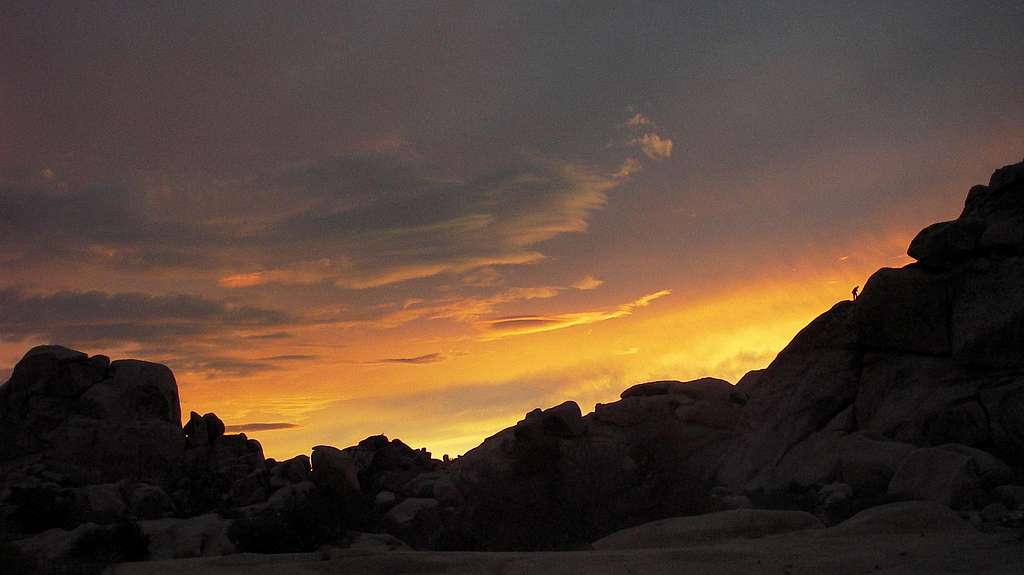 Sunset from Hidden Valley Campground, Joshua Tree National Park
