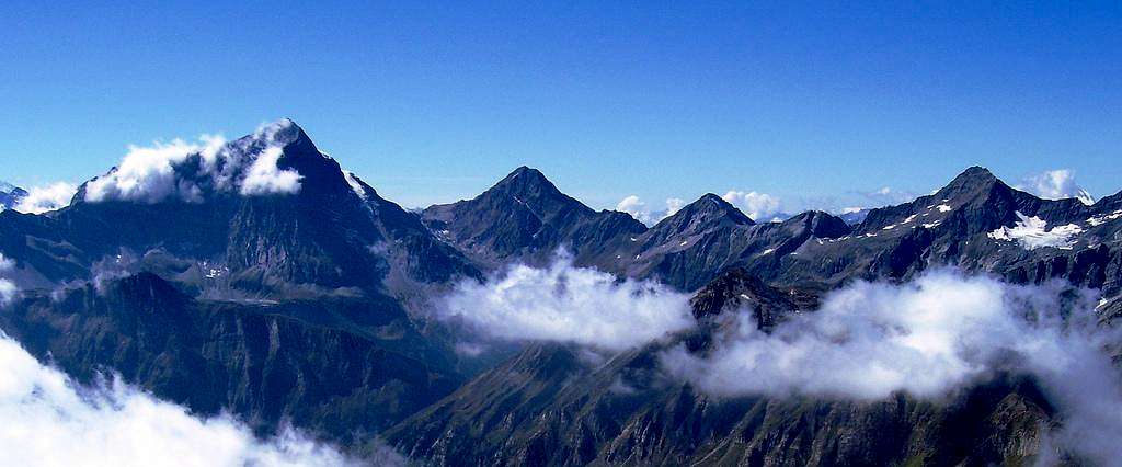 Alpe Veglia summits from SE