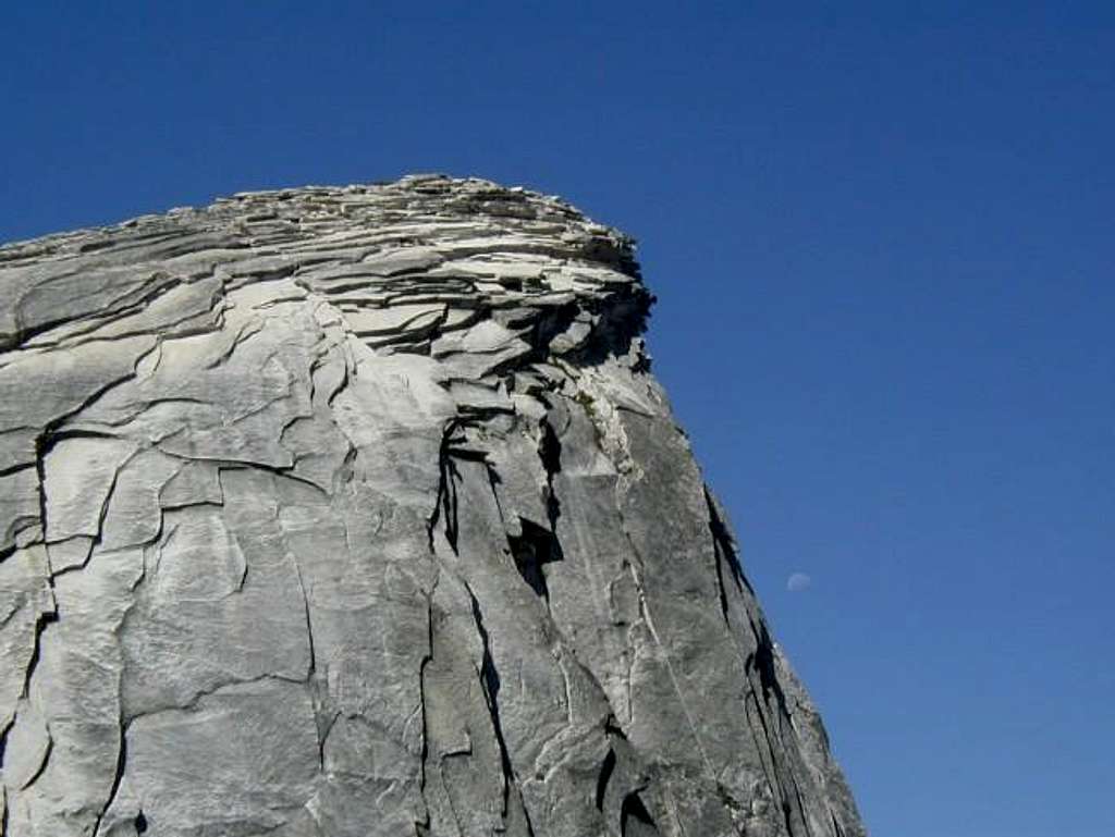 Half Dome from the Trail.