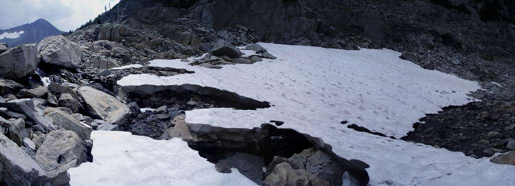 Snowfield in Late July