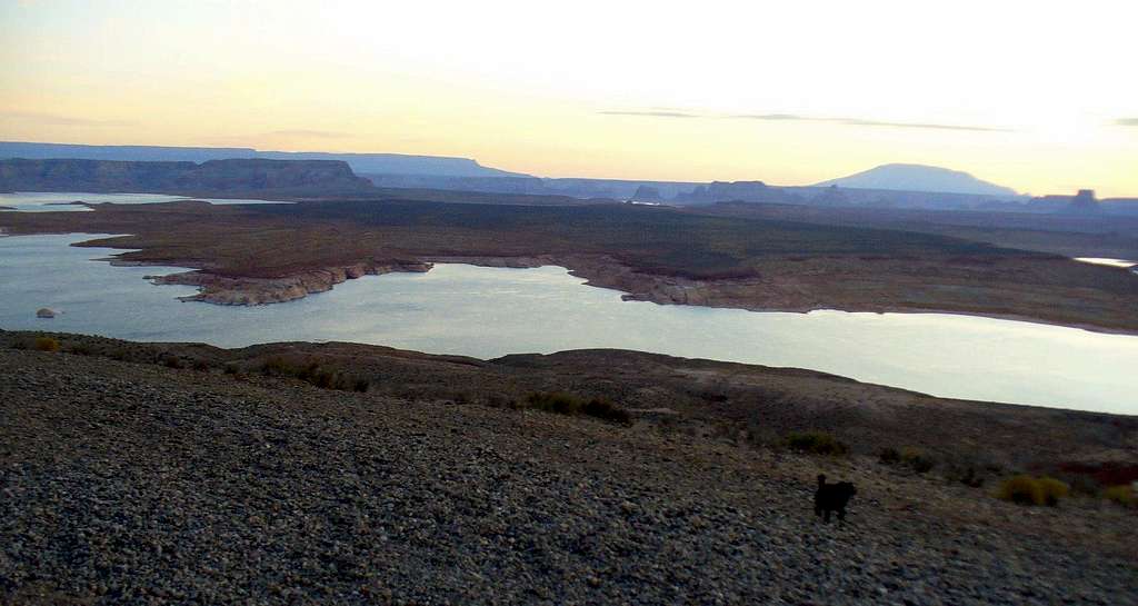 Navajo Mtn and Wahweap Bend of Lake Powell