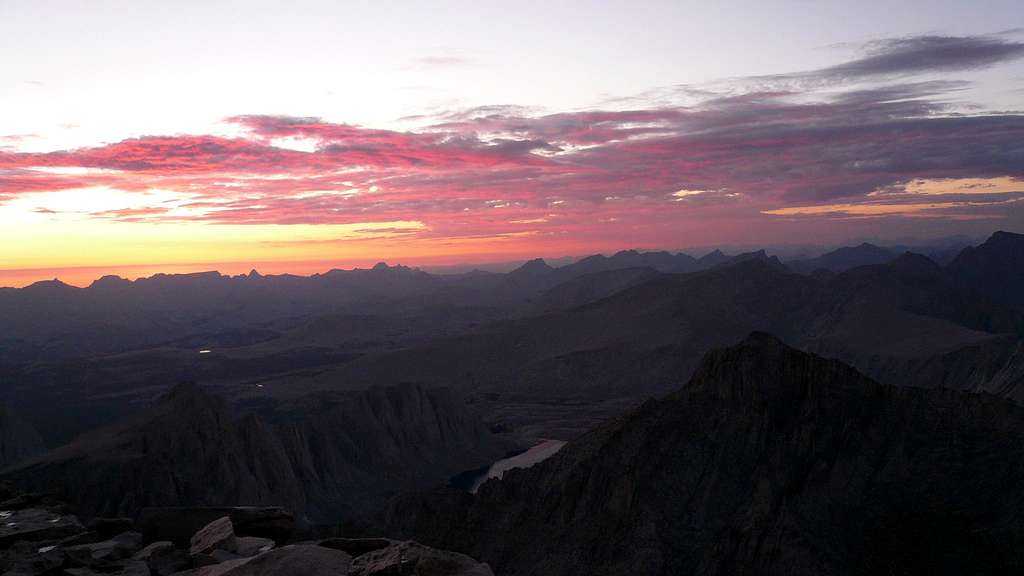 Mt Hale at sunset