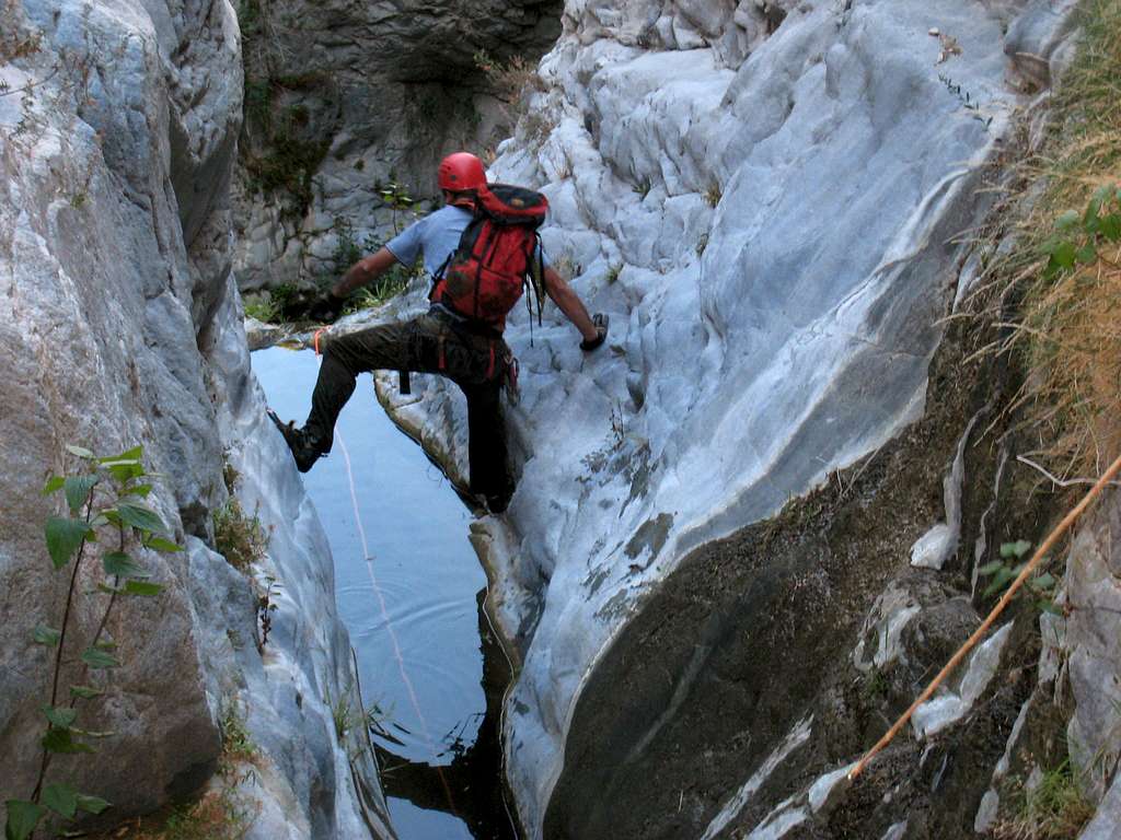 Getting to Next Rappel Drop