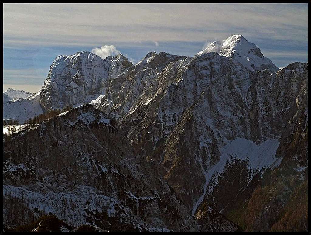 From Kumlehova glava towards Mangart