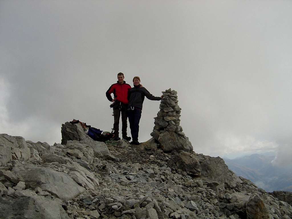 On top of the Piz Üertsch 3267m