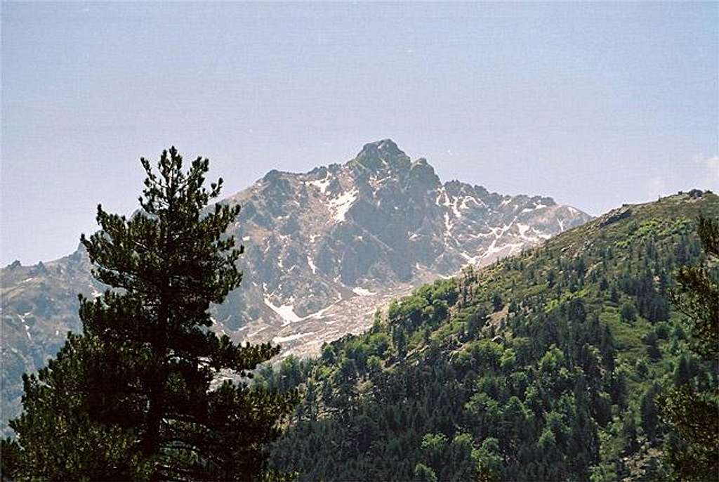 Monte d'Oro (2389m) seen from...