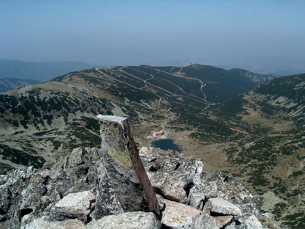 View from Ireček (2852 m) to the north.