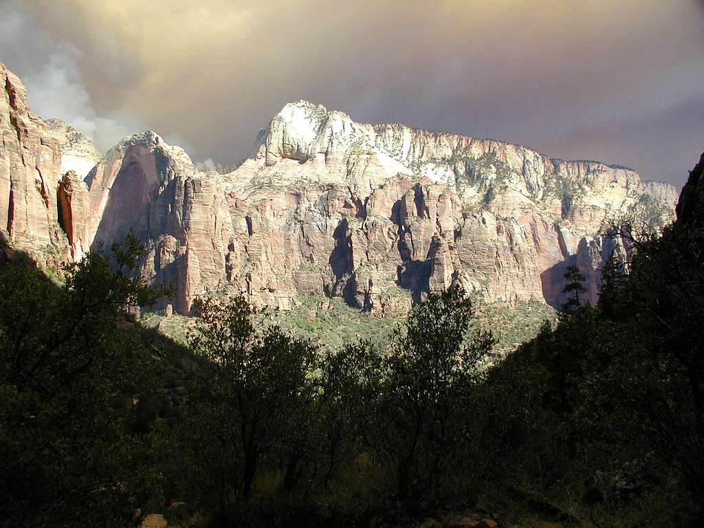 Fire in Zion National Park