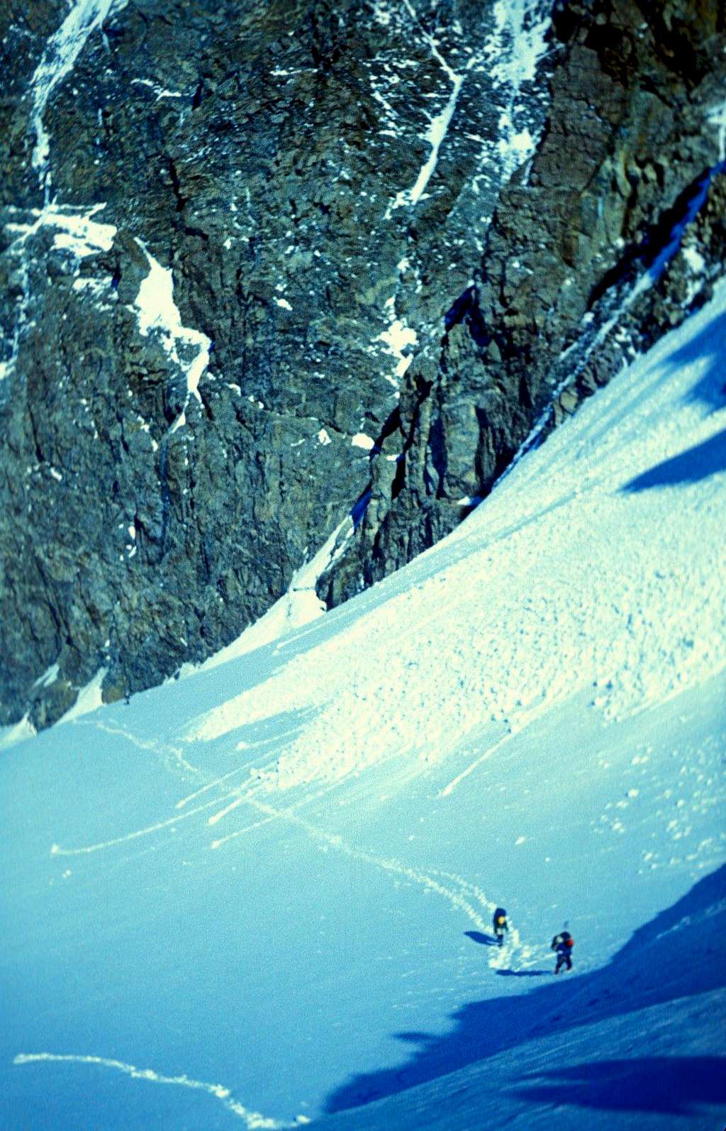 Last section of ascent to Sella Col