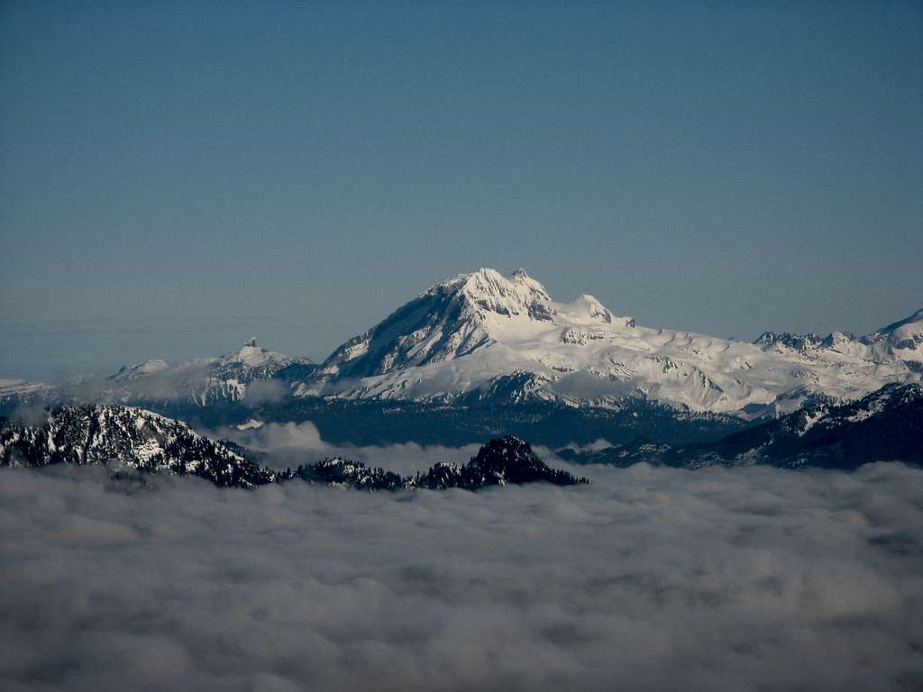 Garibaldi over clouds