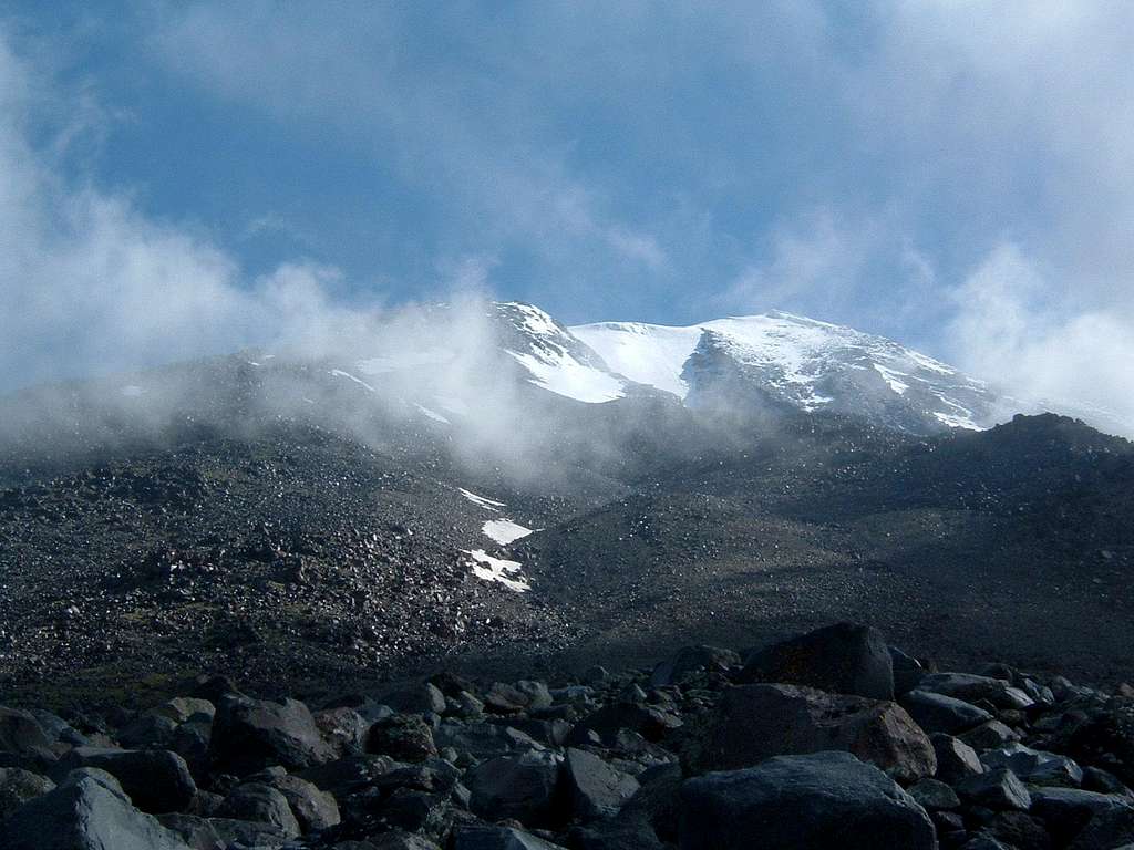 Ararat view from second camp on 4100 m.