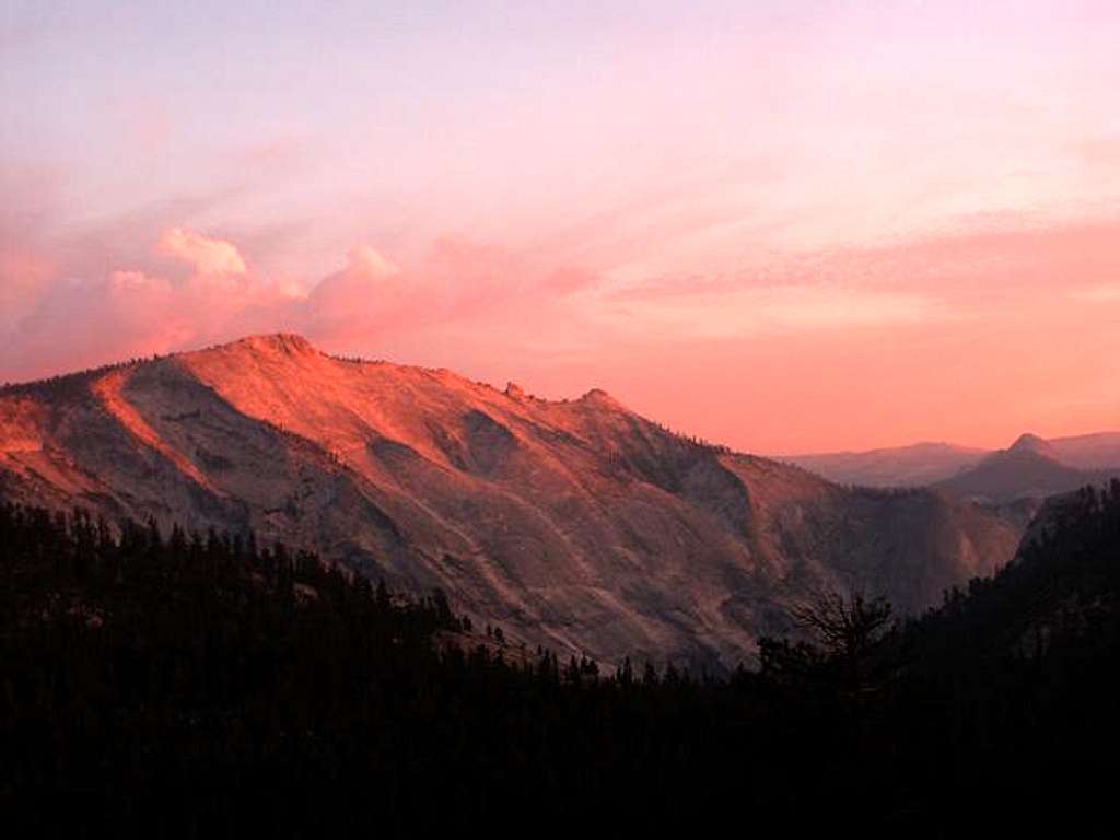 Alpenglow on Clouds Rest -...