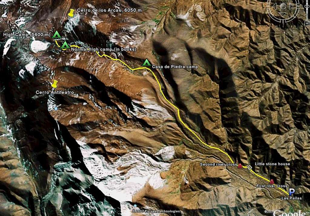 Route to Cachi high camp