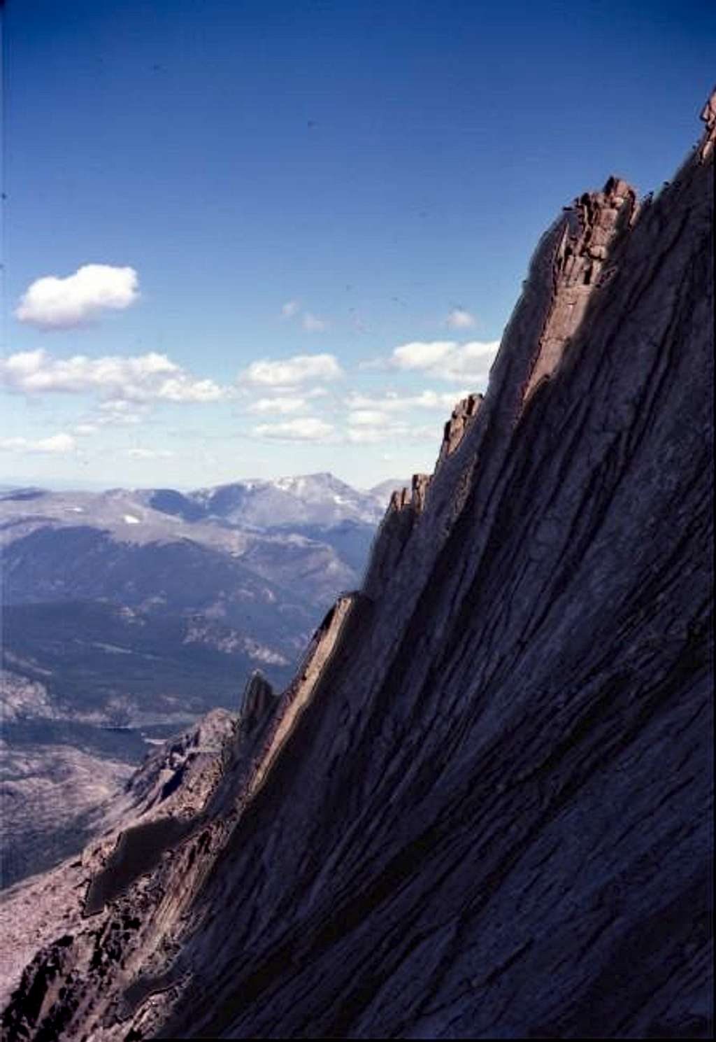 West face of Longs from the...