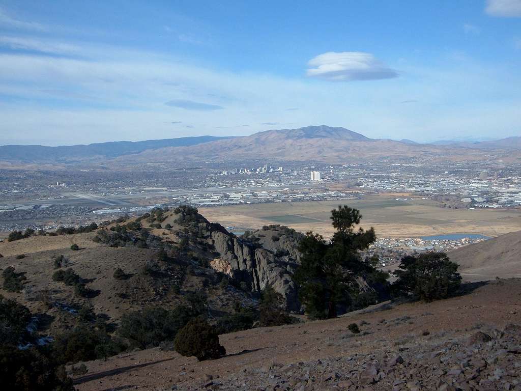 Peavine Peak and Reno