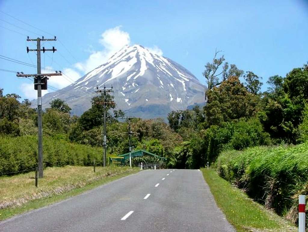 Mount egmont just before you...