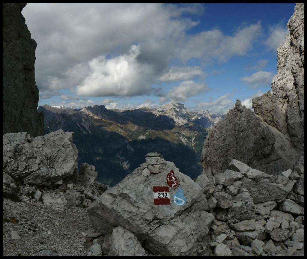 View from Forca dell'Alpino ( north )