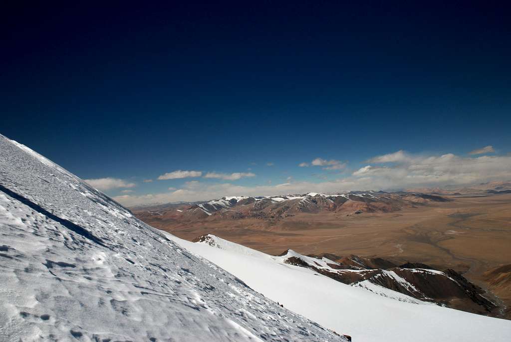 View from  the slope of Tagchagpuri north ridge
