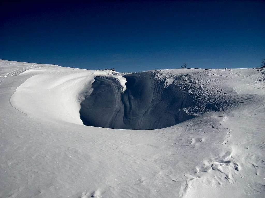 Snow hole
