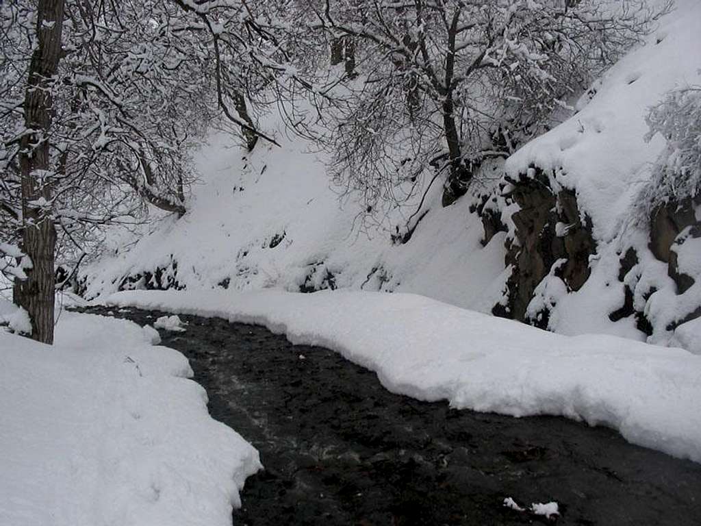 winter & river