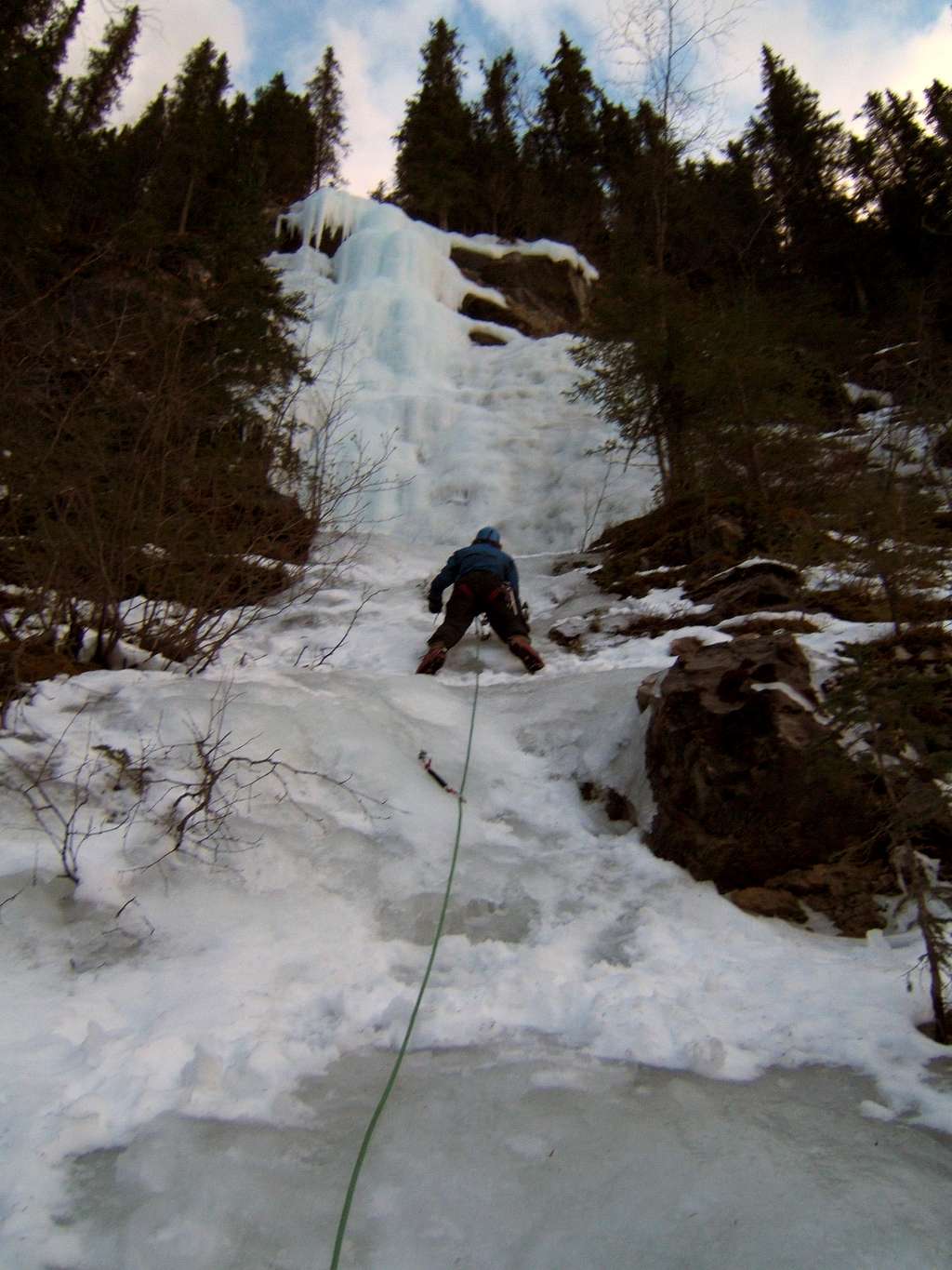 The Rolling Ice on the First Pitch of folding Curtain - Hinton