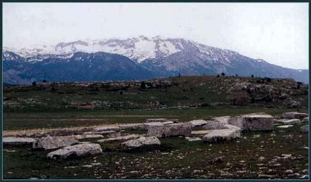 Cvrsnica mountain as seen...