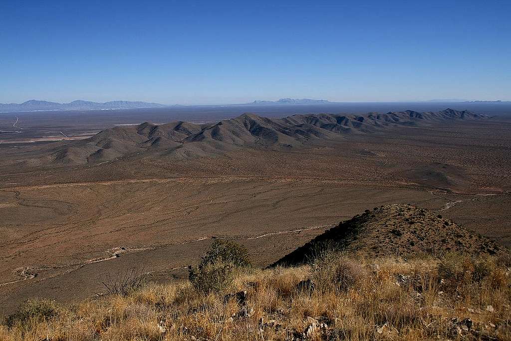 East Potrillo Mountains from Cox Peak