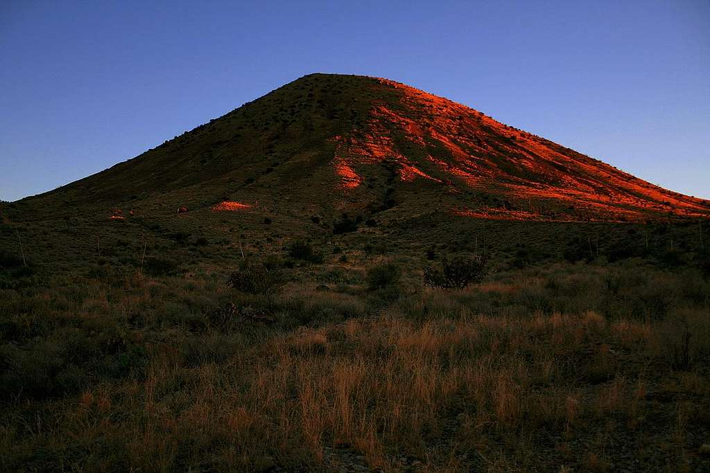 Cox Peak at sunset
