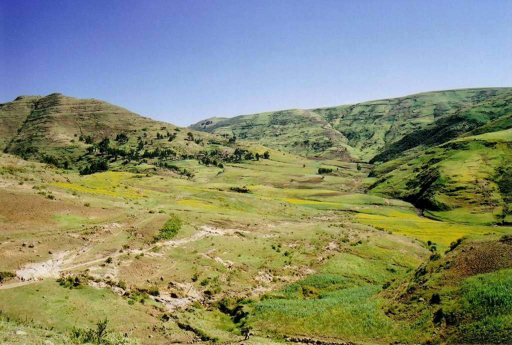 Foothills of the Simien Mountains