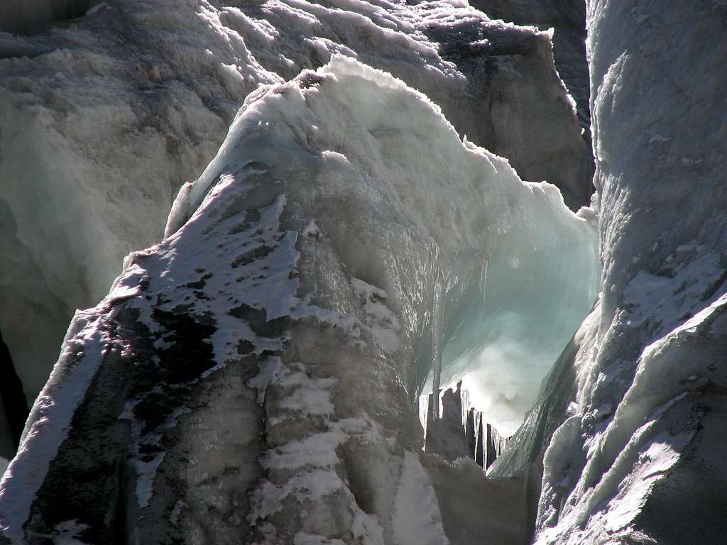 Strange ice formation