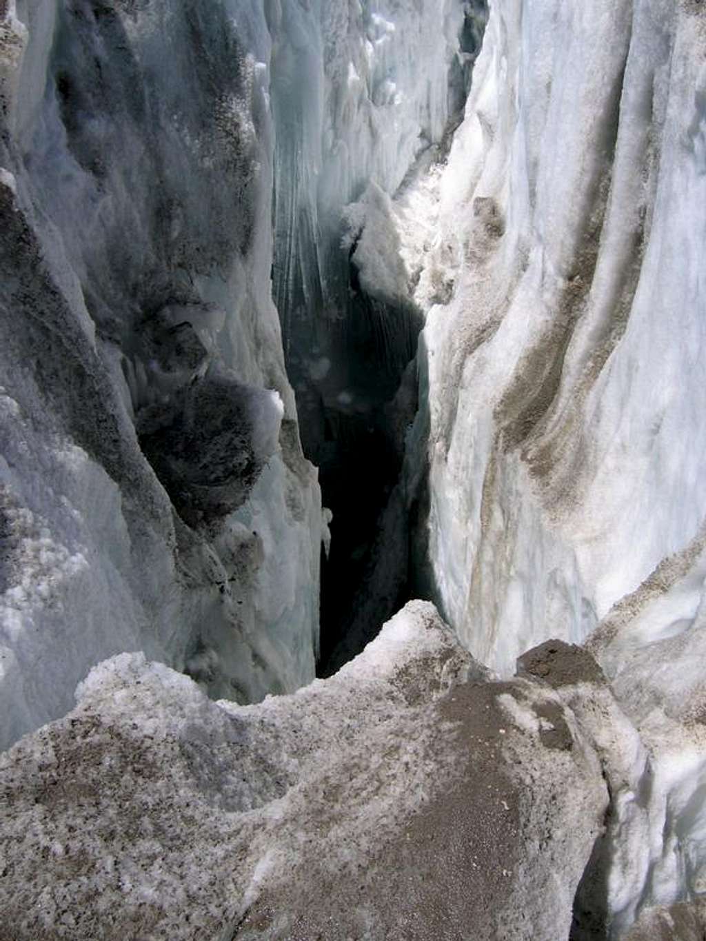 Crevasse at Biafo Glacier, Karkoram, Pakistan