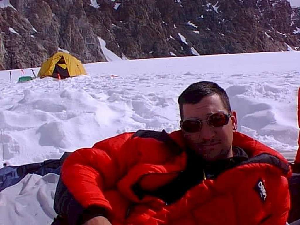 Me resting; I don't do altitude well