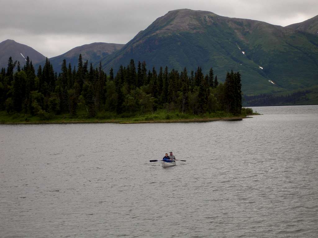 Canoeing on Aleknagik
