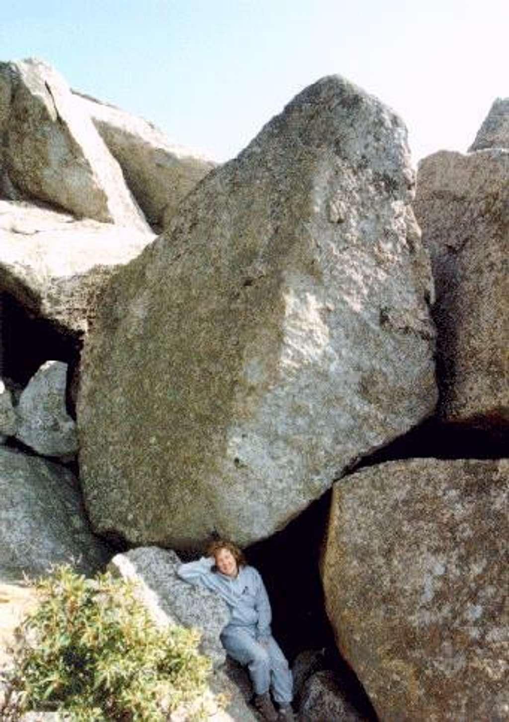 Boulders southwest of the...