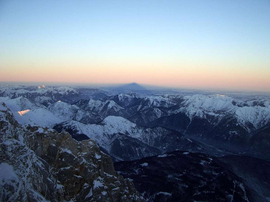 Zugspitze shadow