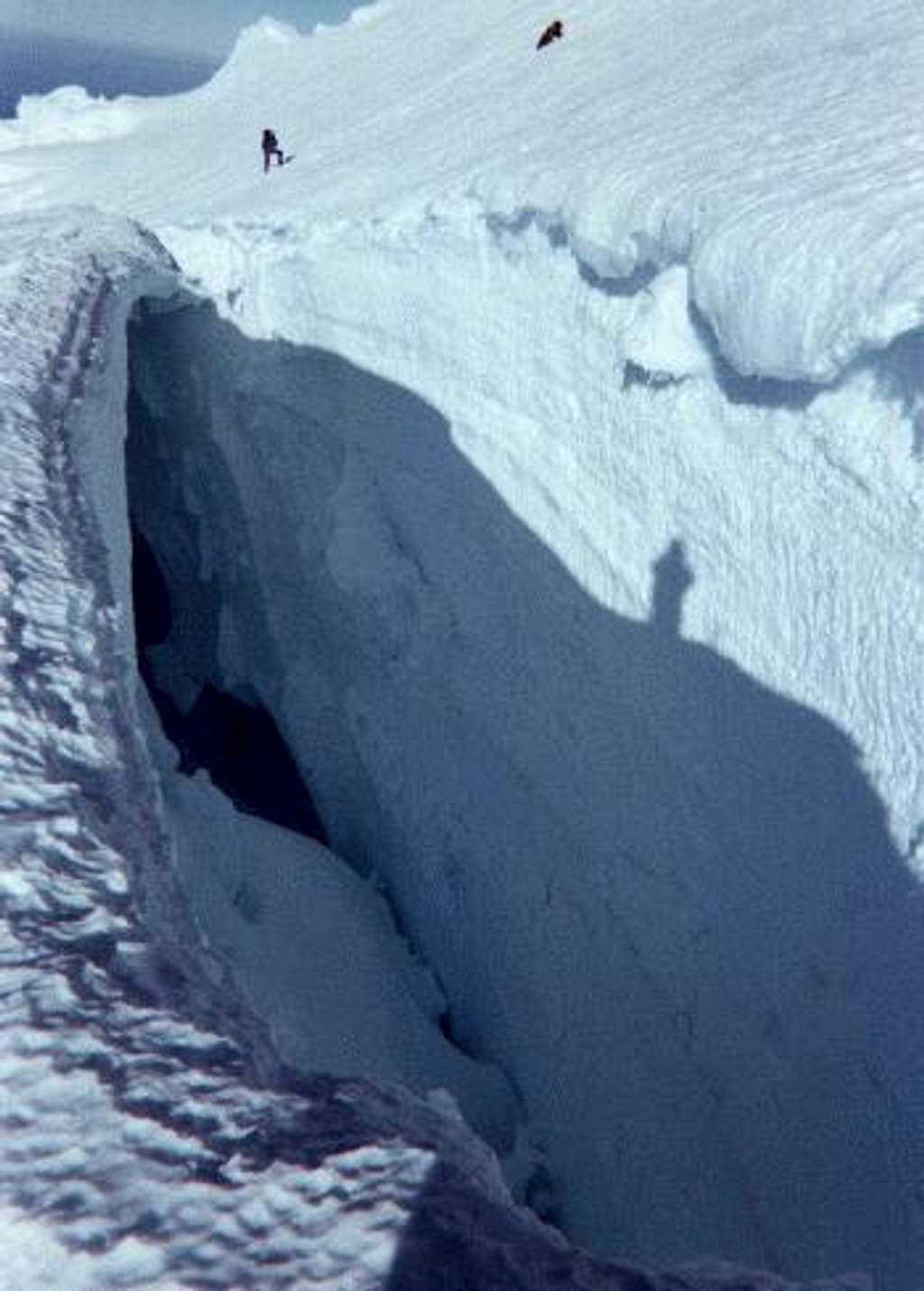 Large, open crevasses like...