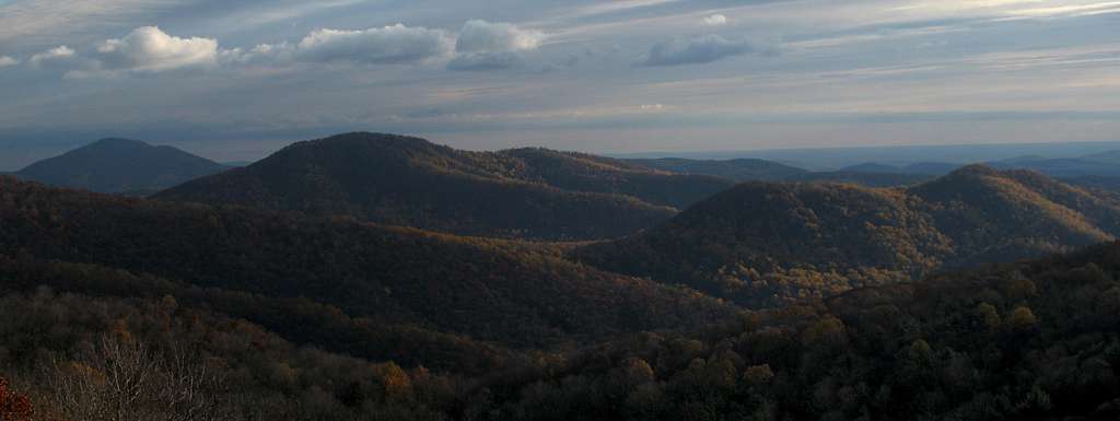 The Peak from Skyline Drive