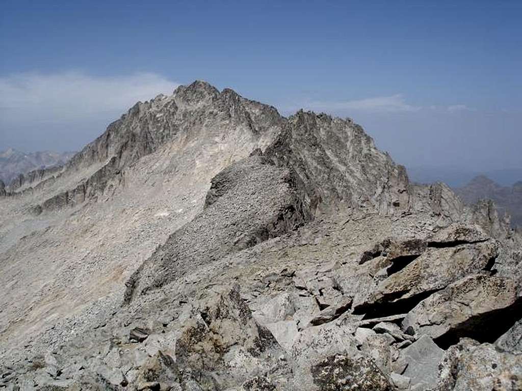 Aneto from the summit