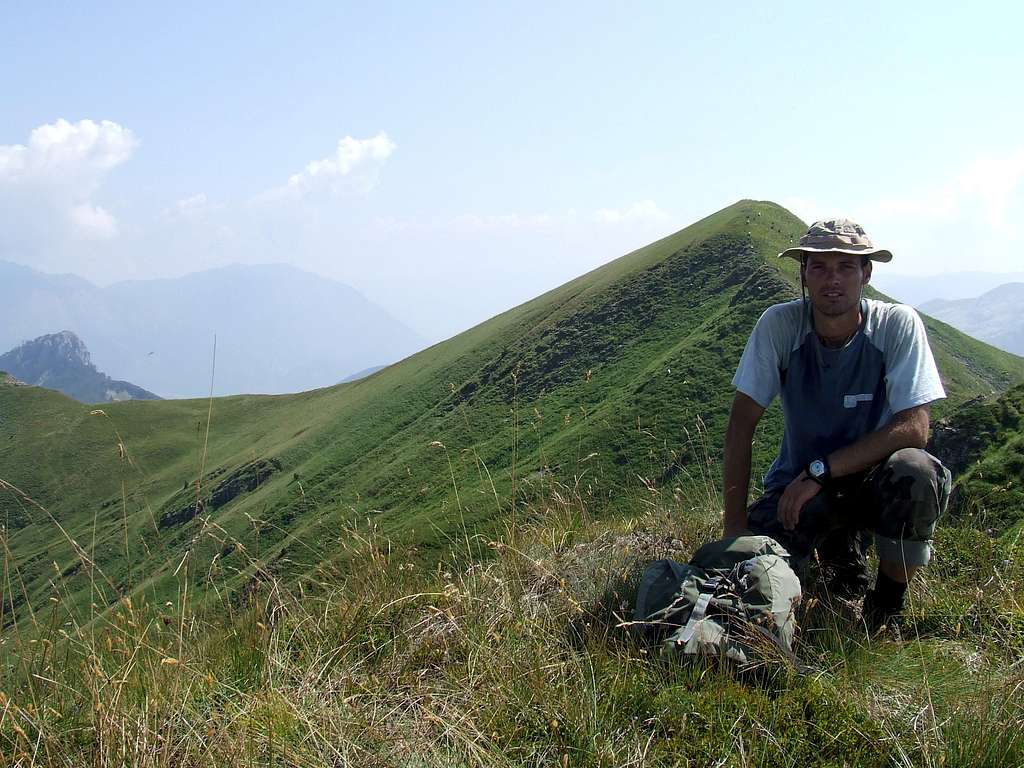 Nebojsa  on Dobuk peak 2034m