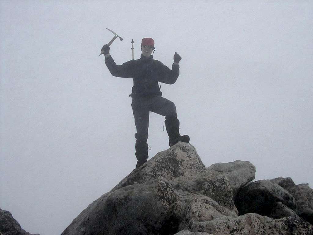 Ken reaches the Pico de la Maladeta