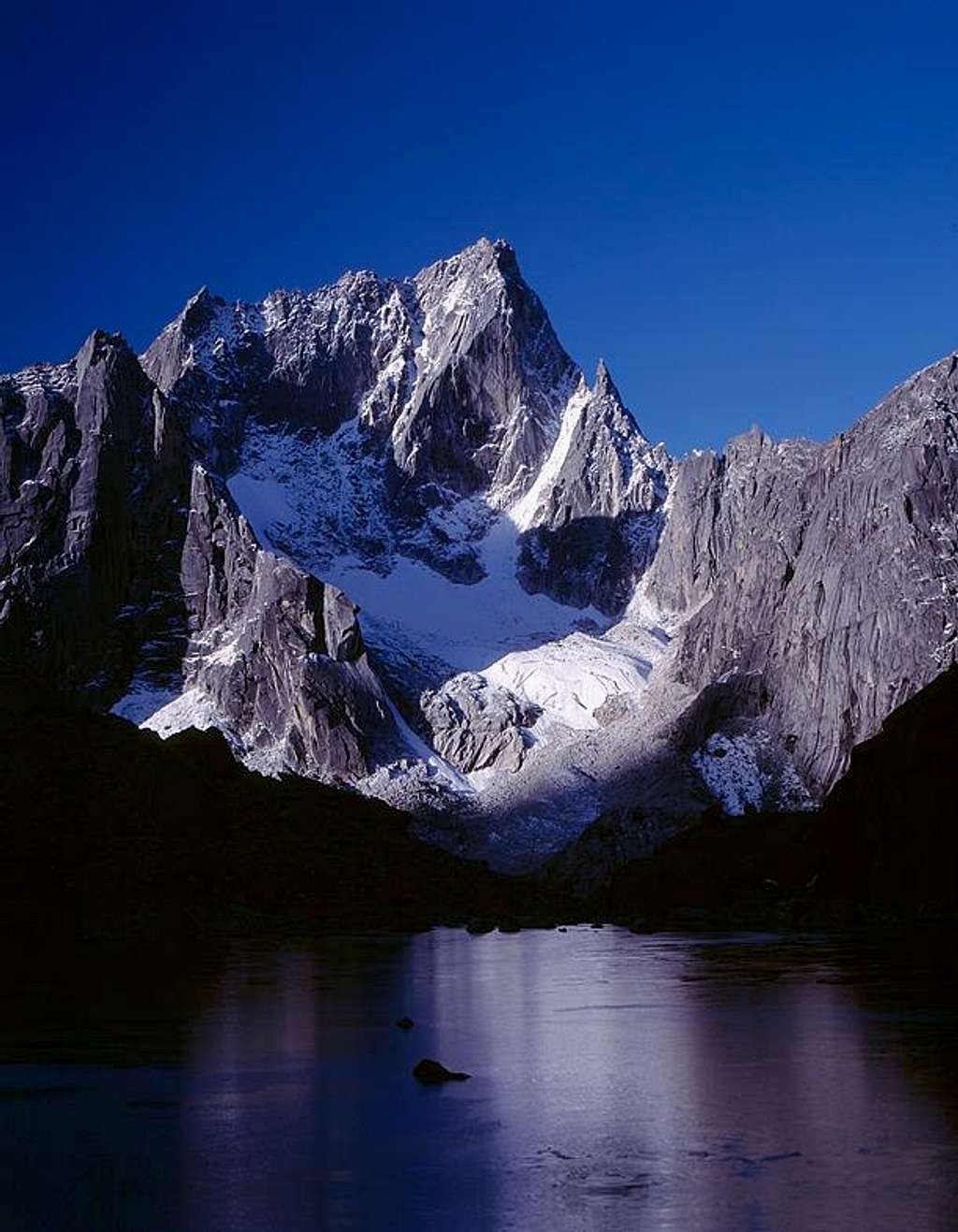 The north face of the...