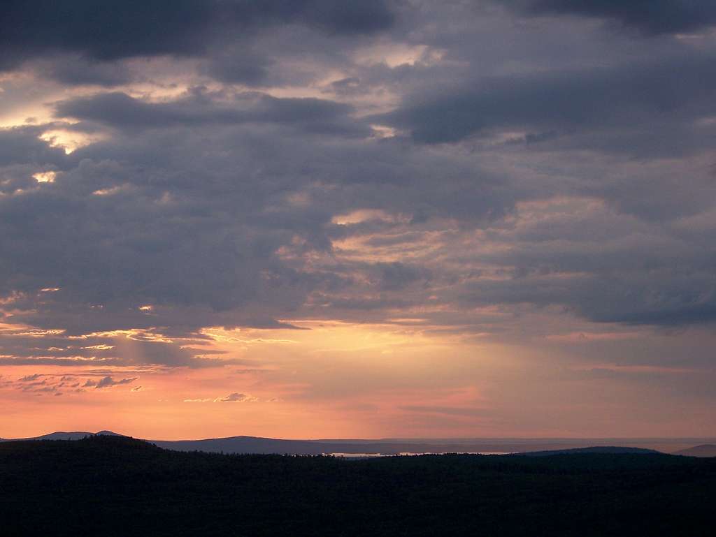 Sunrise from Turtle Ridge-  100 mile wilderness