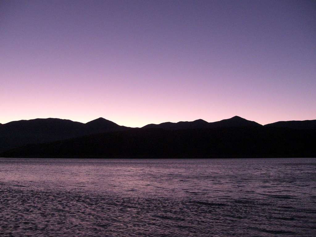 Twilight on Twin Lakes